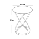 Side Table 50x55 cm 