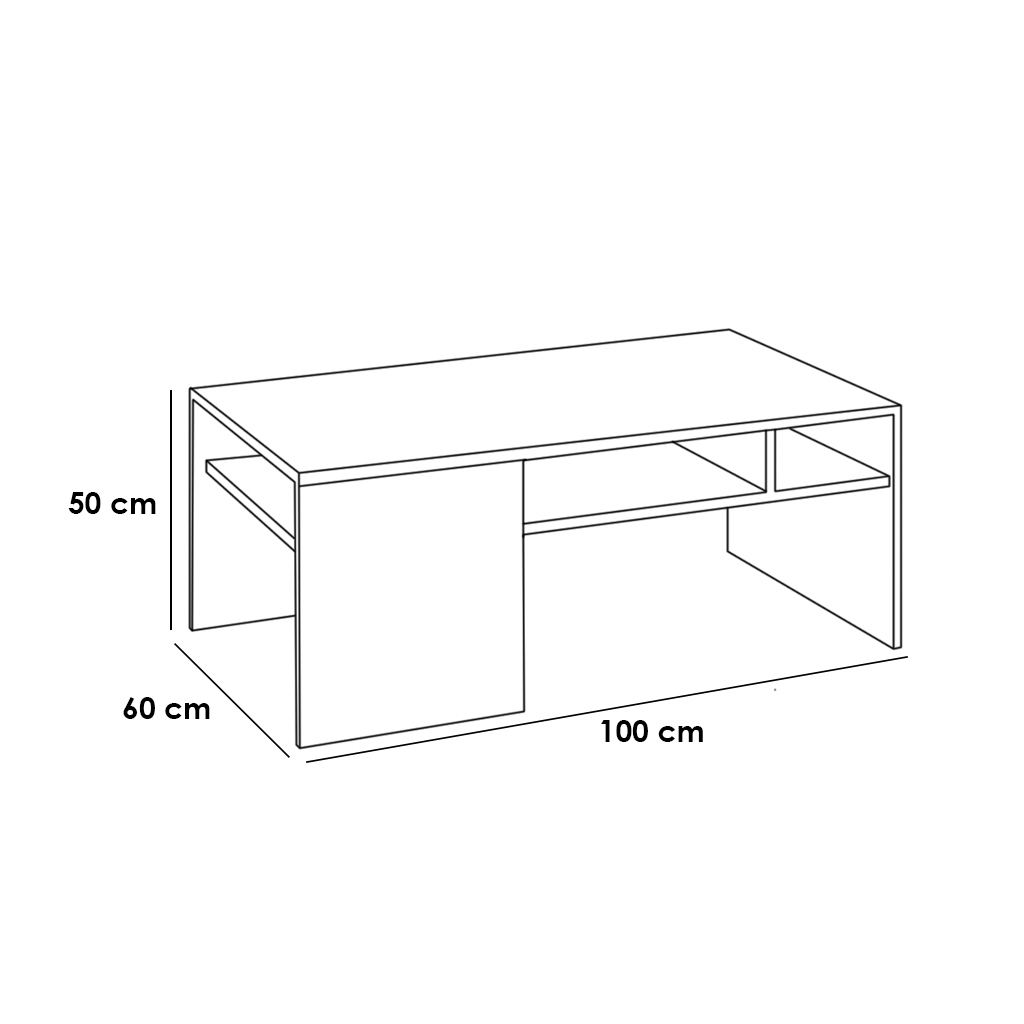 Center Table 50×100×60 cm