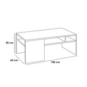 Center Table 50×100×60 cm
