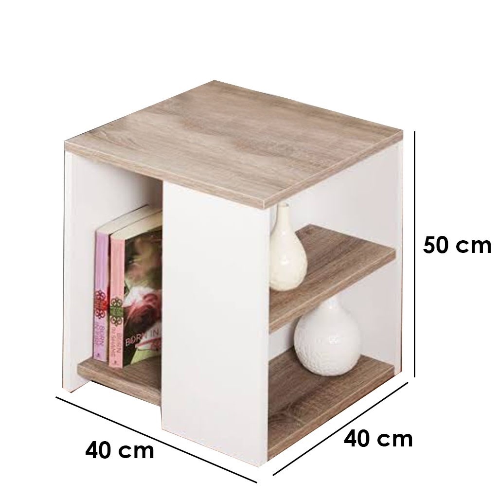 MDF Side table - 50x40x40 cm