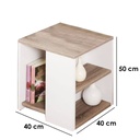 MDF Side table - 50x40x40 cm
