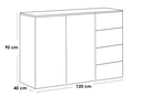 Shoe Rack 90×120×40 cm