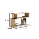 MDF Side table Beige - 50x60x20 cm
