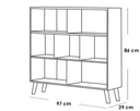 Kitchen Storage Unit 97x29x86 cm