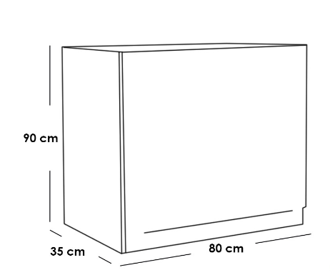 MDF Shoe Rack 6 Shelves White - 80x35x90 cm