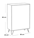 MDF Coffee corners Multi color - 80x35x80 cm