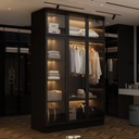 MDF Dressing Black - 120x240x55 cm