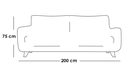 Elegant Sofa Set 3+2+1 