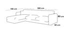 L-Shape Sofa - Linen