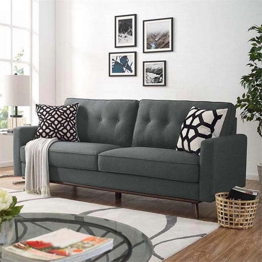 [Batch 9001001] Polyester and Sweedish Wood 3 Seaters Sofa 