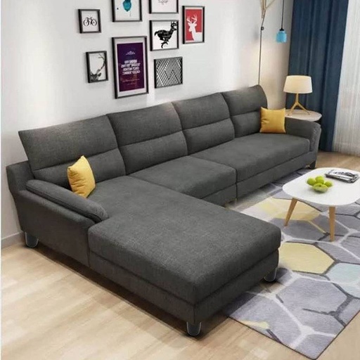 [Batch 9001001] Sweedish Wood L-Shape Sofa