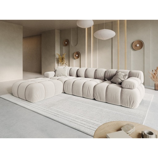 [Batch 9001001] Swedish and velvet L-Shape Sofa 