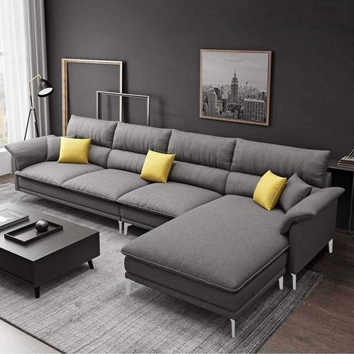 [Batch 9001001] L-Shape Sofa - Linen 