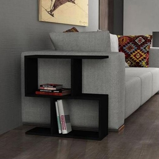 [Batch 9001002] MDF Side table Black - 60x20x80 cm