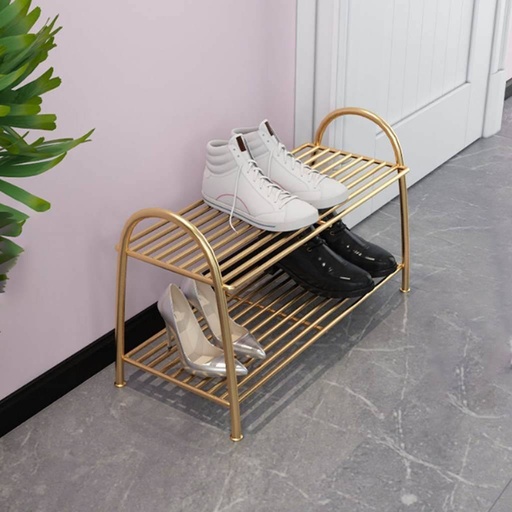 [OAK187776] Shoe rack 50x30x52 cm - Gold