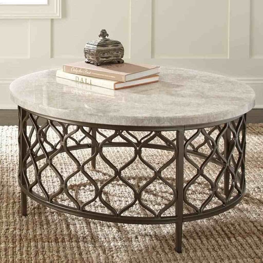 [OAK4] Coffee Table 55×80 cm - Brown & Grey 